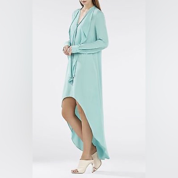 BCBGmaxazria Layered Draped Kyndal High Low Dress - Picture 3 of 5